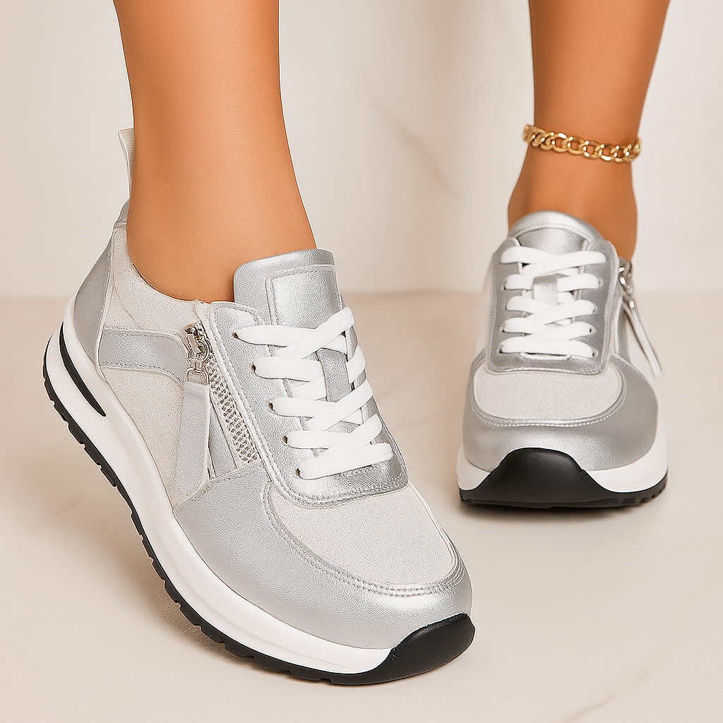 Maeve — Zip-Up Orthopedic Trainers