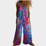 Margaret — Flowing Printed Jumpsuit