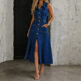 Cynthia — Open Front Vest Dress
