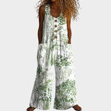 Mia — Flowing Printed Jumpsuit