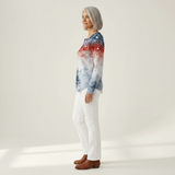 Holly — Christmas Jumper with Soft Pine Cone Pattern