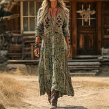 Rebecca — Casual Long Sleeve Dress Inspired by Vintage