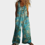 Theresa — Flowing Printed Jumpsuit