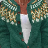 Susan — Cardigan with Norwegian Pattern
