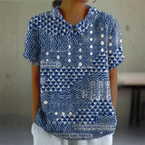 Bridget — Blouse with Tribal Print