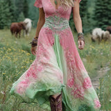 Órlaith — Short Maxi Floral Dress