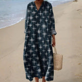 Mia — Bohemian Dress with Star Print