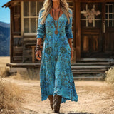 Pamela — Casual Long Sleeve Dress Inspired by Vintage