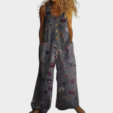 Dearbhla — Flowing Printed Jumpsuit