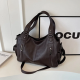 Claire — Dual Zipper Large Capacity Shoulder Bag
