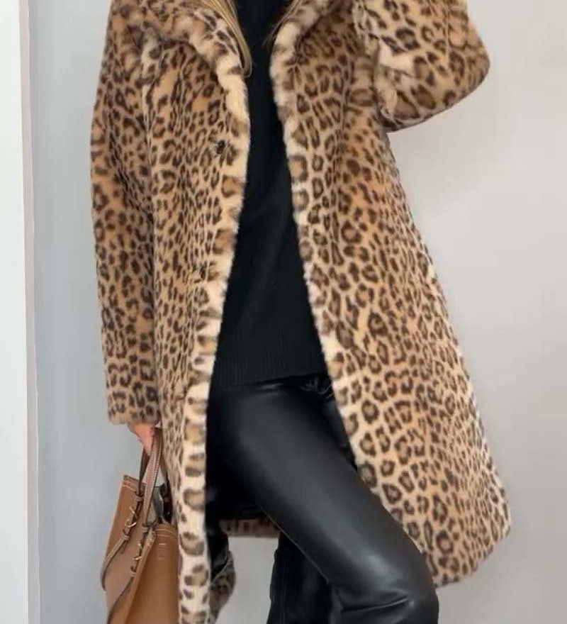 Linda — Leopard Long Jacket