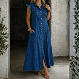 Ciara — Plus Size Denim Dress
