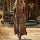 Helen — Long Sleeve Casual Dress with Vintage Inspiration