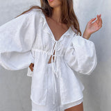 Úna — Set with Ruffles and Shorts