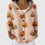 Shauna — Comfortable Knitted Hoodie Cardigan