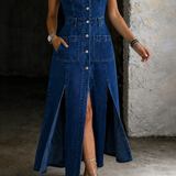 Cynthia — Open Front Vest Dress