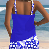 Mia — Swimsuit Tank Top with Printed Boxer Set