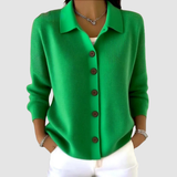Linda — Soft Button-Up Knitted Cardigan