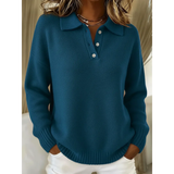 Ríona — Cosy Polo-Collar Jumper