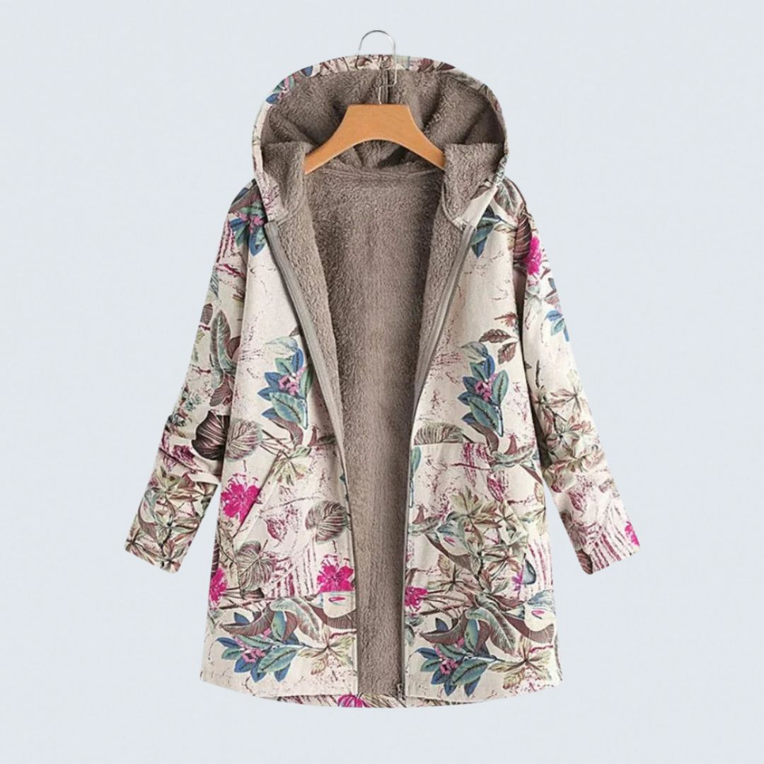 Aisling — Floral Fleece Jacket