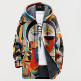 Róisín — Jacket with Abstract Pattern