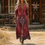 Karen — Casual Long Sleeve Dress with Vintage Inspiration