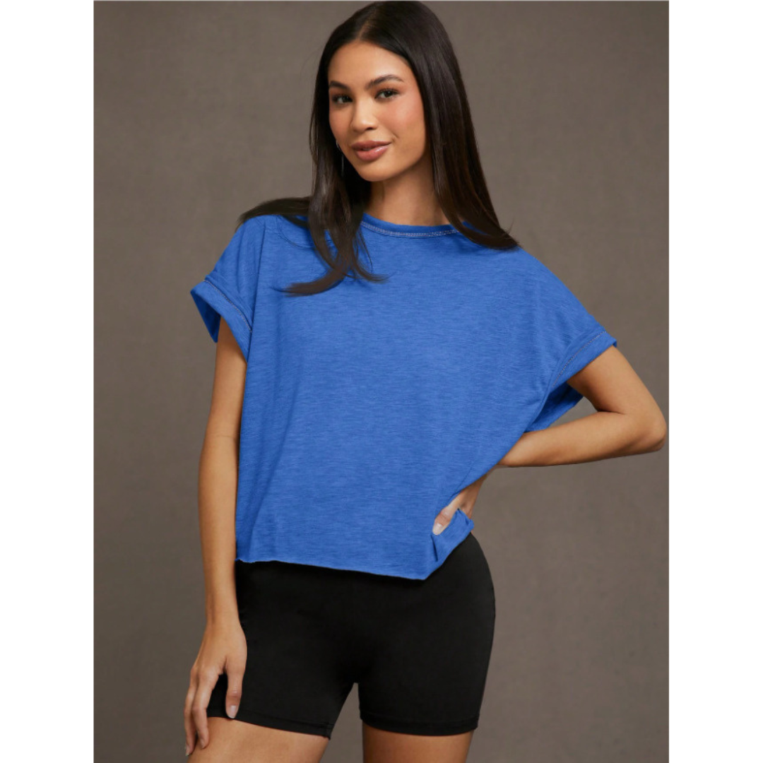 Chloe — Women Everyday Cut Out Hemline Womenswear Top