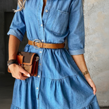 Niamh — Casual Elegant Denim Dress