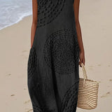 Ciara — Textured Sleeveless Maxi Dress