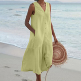 Ailís — Dress with V-Neck