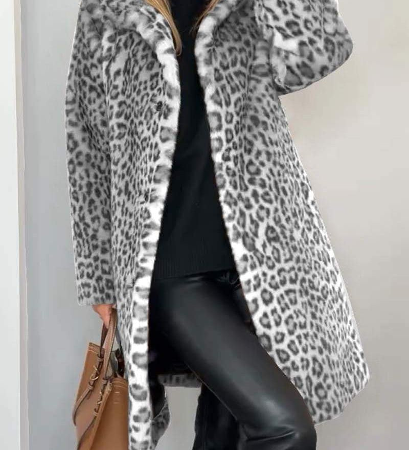 Linda — Leopard Long Jacket