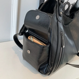 Claire — Dual Zipper Large Capacity Shoulder Bag