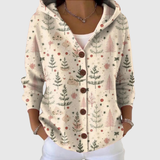 Esther — Comfortable Knitted Hooded Cardigan