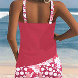 Mia — Swimsuit Tank Top with Printed Boxer Set