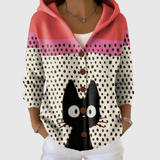 Rebecca — Comfortable Knitted Hoodie Cardigan