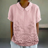 Pamela — Embroidered Floral Blouse