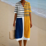 Róisín — Colour Block Dress