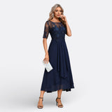 Aoibheann — Lace Dress with Short Sleeves