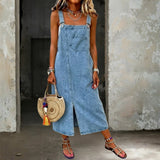 Sarah — Casual Denim Jumper Dress