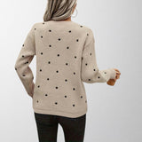 Iseult — Polka-Dot Knitted Jumper