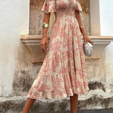 Róisín — Off Shoulder Midi Dress