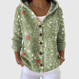Saoirse — Comfortable Knitted Hoodie Cardigan