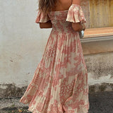 Róisín — Off Shoulder Midi Dress