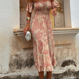 Róisín — Off Shoulder Midi Dress