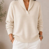 Treasa — Cosy V-Neck Jumper