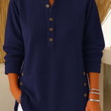 Clíodhna — Button-Up Henley Tunic