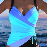 Tara — Elegant swimsuit with colourful print