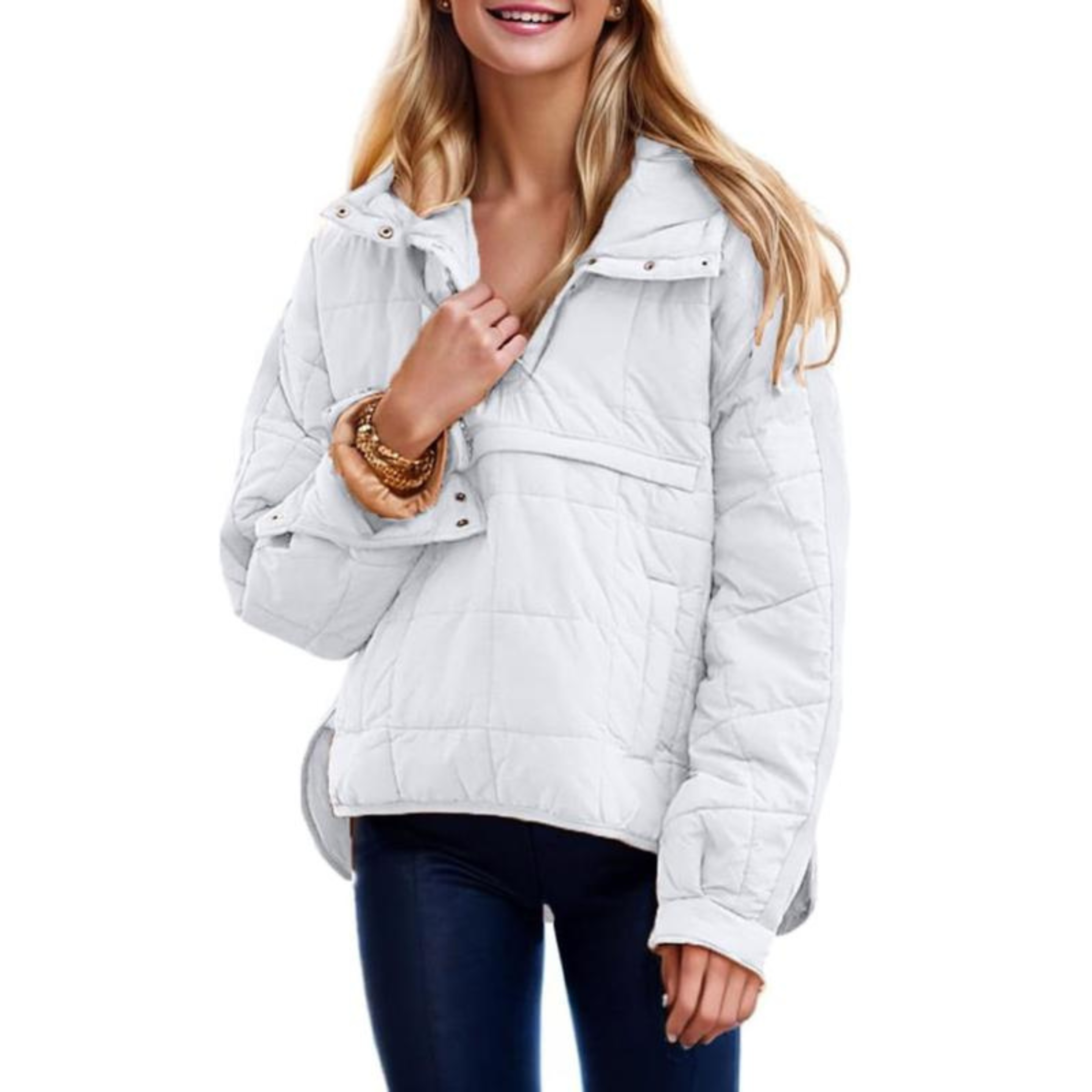 Kate — Oversized Hooded Pullover Jacket