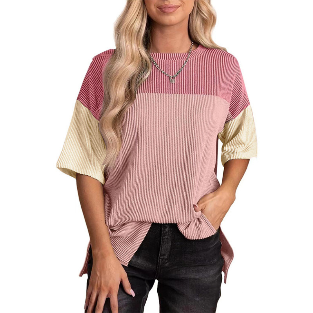 Maura — Casual Loose Fit Striped Summer Top