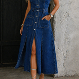 Cynthia — Open Front Vest Dress